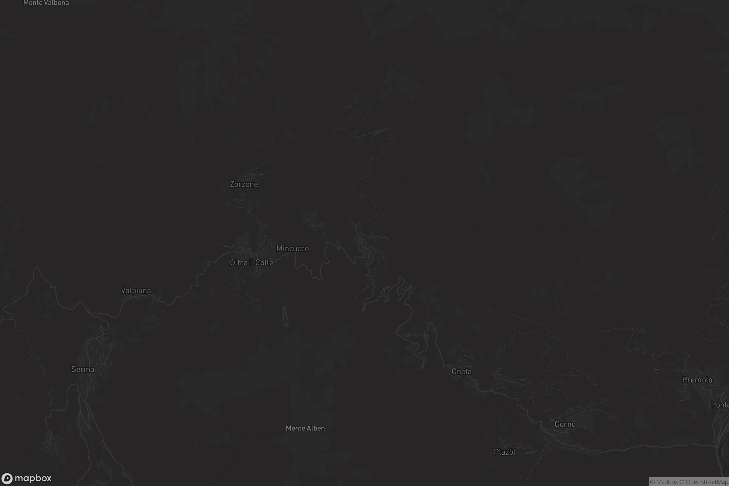 Mappa di Zambla Alta