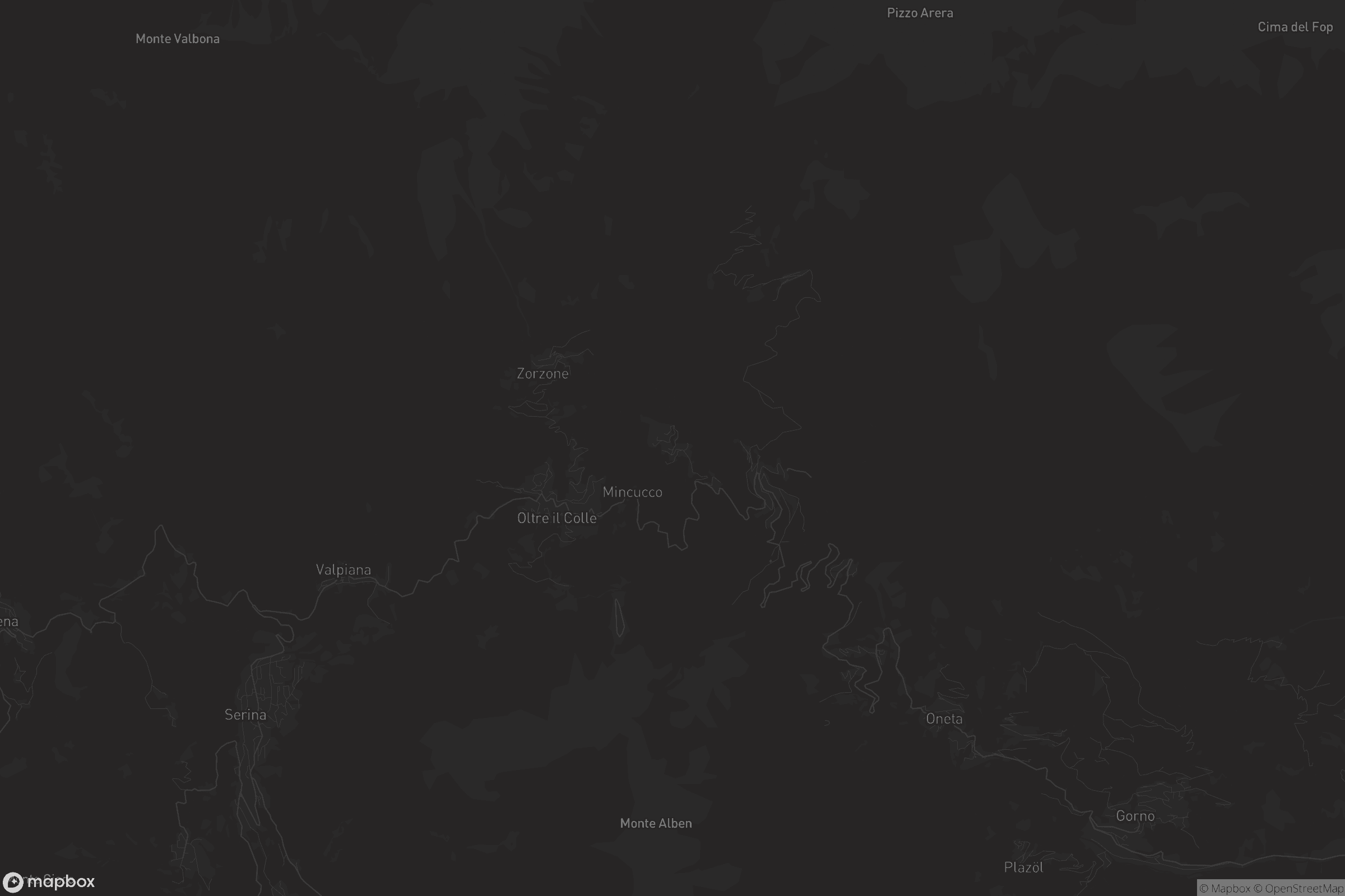 Mappa di Zambla Bassa