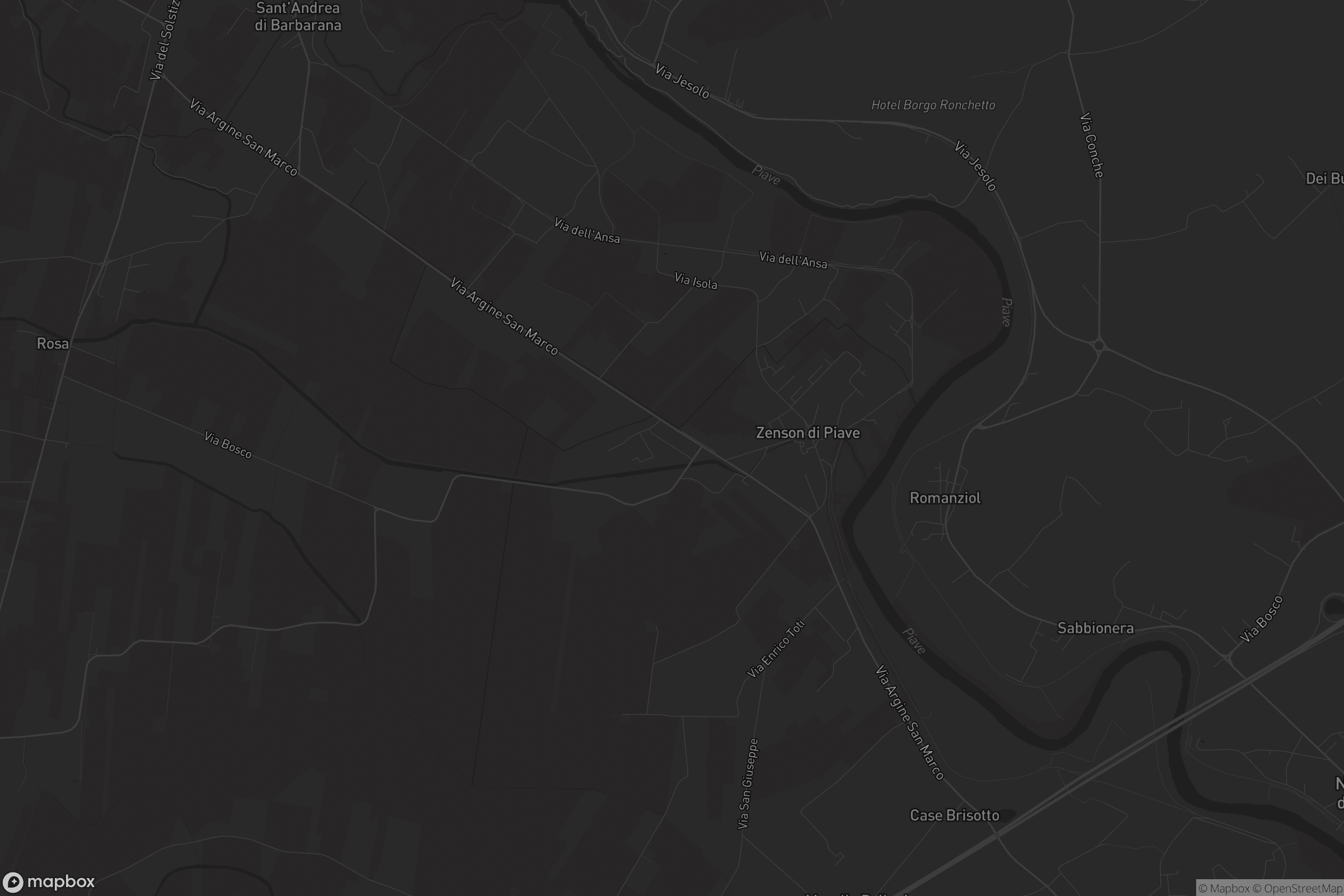 Mappa di Zenson di Piave