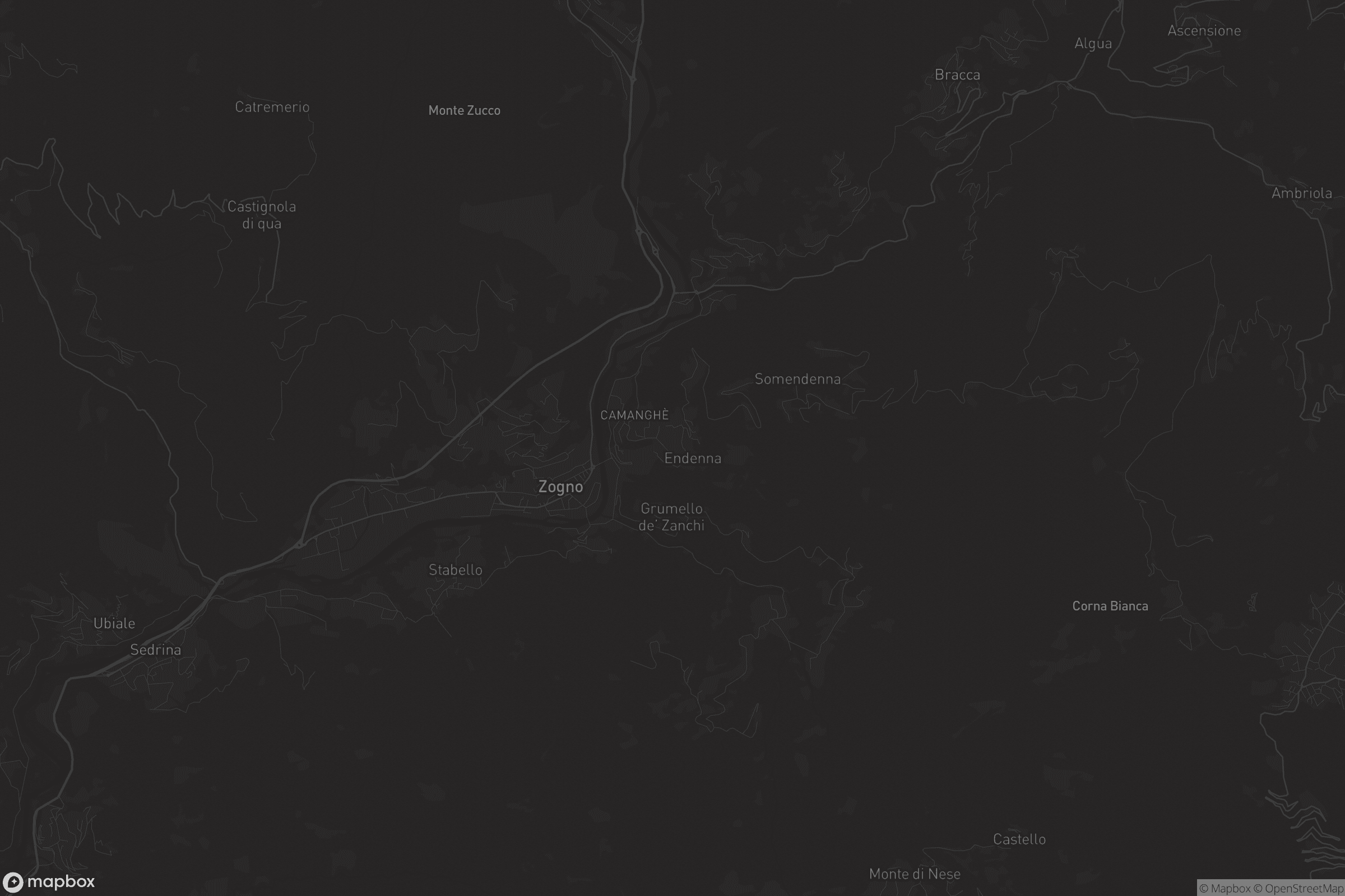 Mappa di Zogno