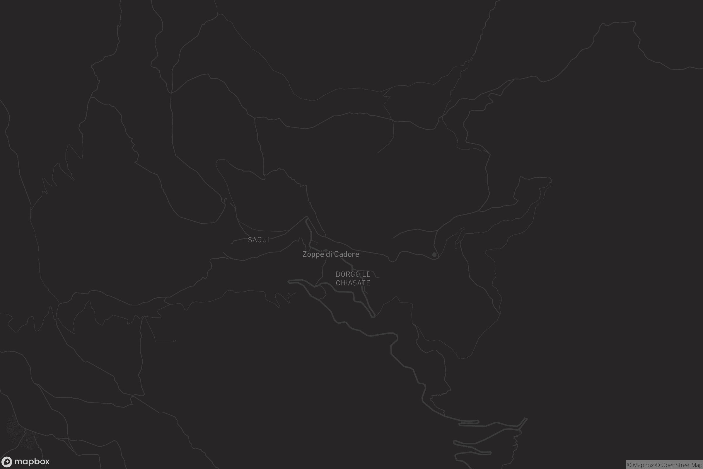 Mappa di Zoppè di Cadore